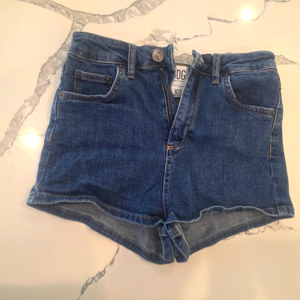 BDG Classic Blue Jean Shorts Girl's W26